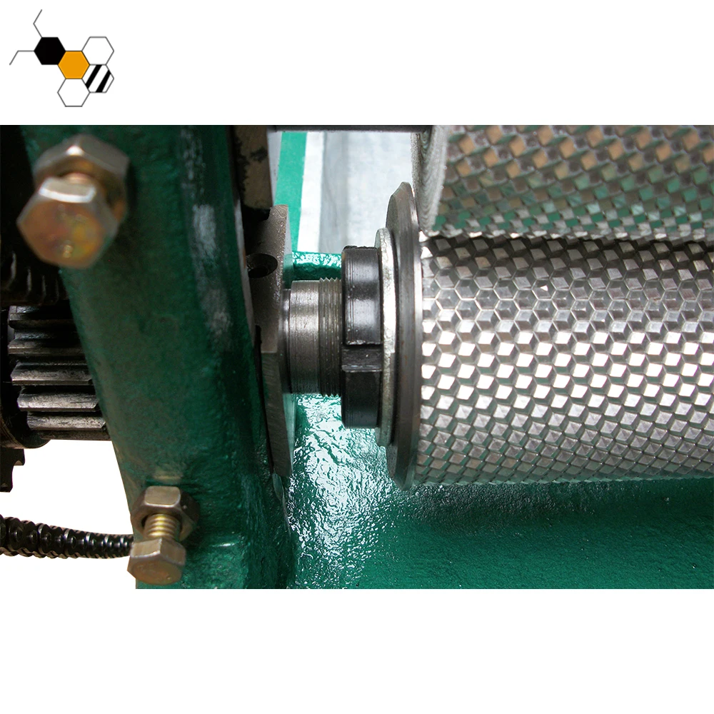 Commercial electric beeswax embossing machine with 250mm aluminum alloy rollers, 750 watts