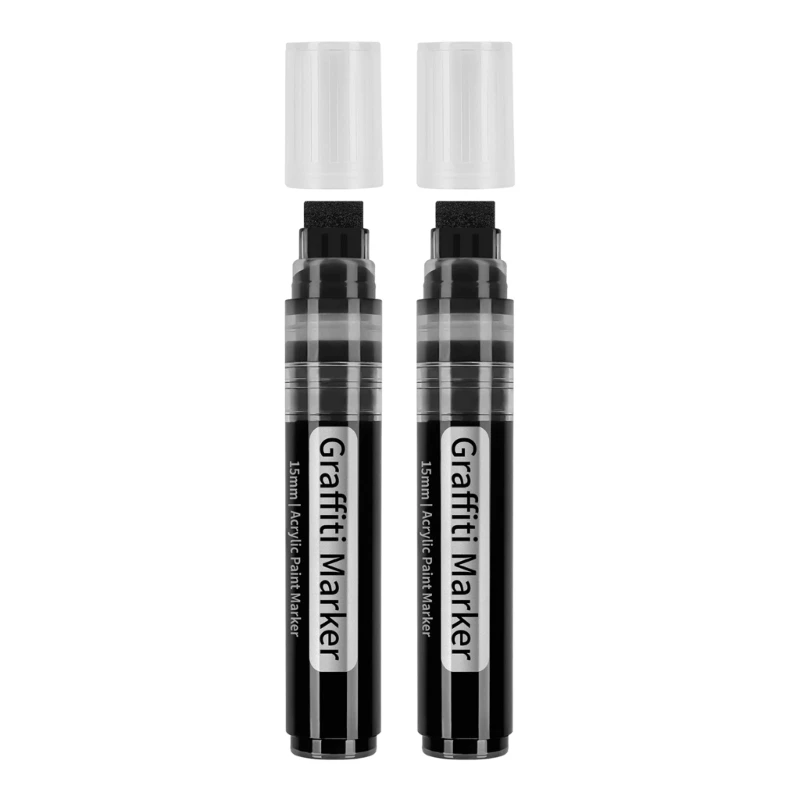 Imagem -04 - Marcador de Tinta Acrílica Caneta Marcadora de Grafite com Pontas de 15 mm para Desenhar Esboçar Materiais de Artesanato de