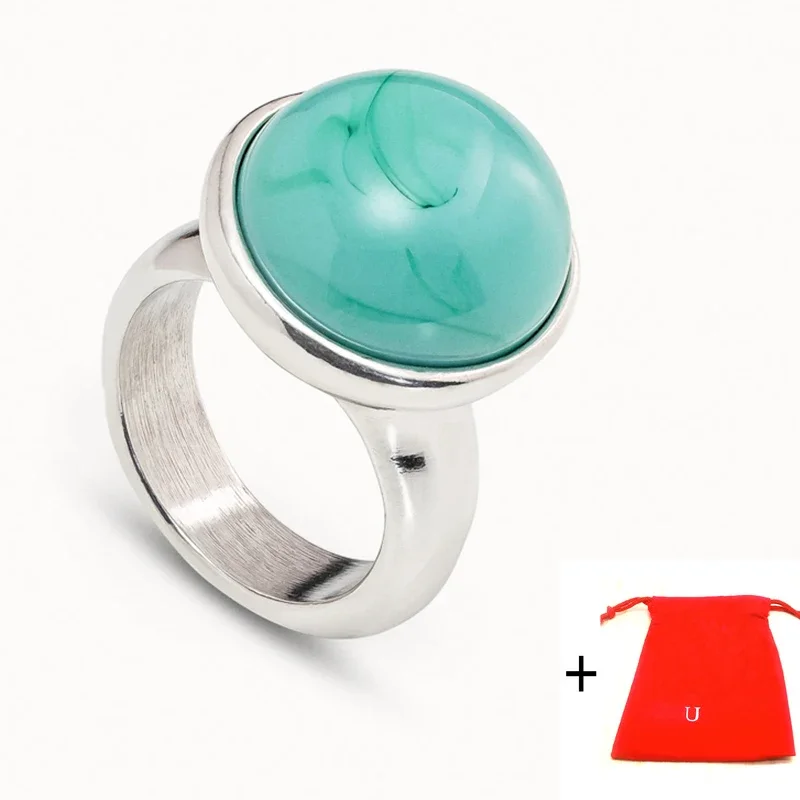 Avrupa ve Amerika'da en çok satan yeni modeller, şık ve büyüleyici değerli taşlı yüzükler ve kadınlara romantik takı hediyeleri