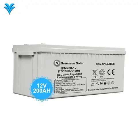 도매 고품질 배터리 젤 12v 150ah 딥 사이클 12V 200Ah 250Ah 태양 젤 배터리