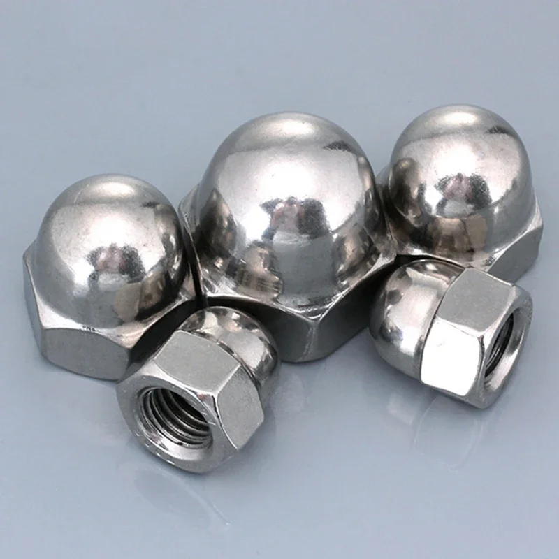 Best! 1pcs  M16 M18 M20 M22 M24  Stainless Steel Cap Nuts Decorative Cover Semicircle Acorn Nut