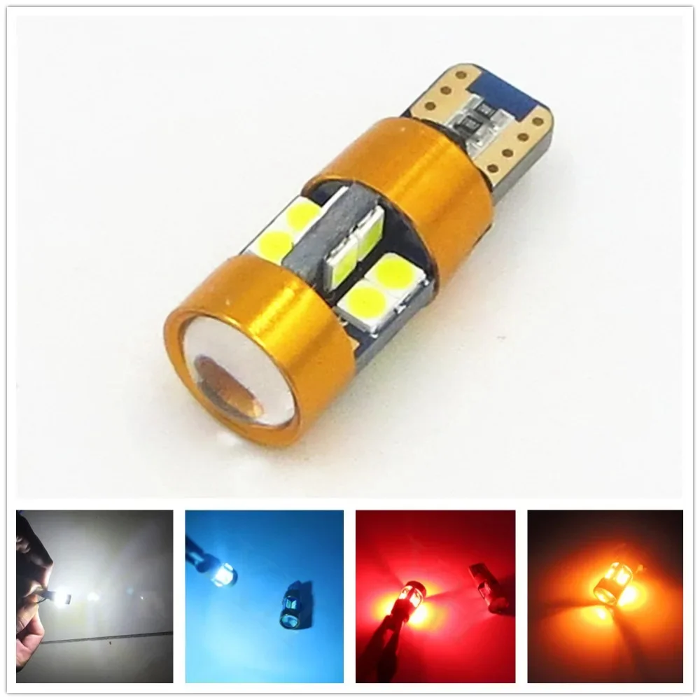 TCYATO LED automotive t10 width indicator light 3030 19smd condenser bulb high-brightness four-color trunk light