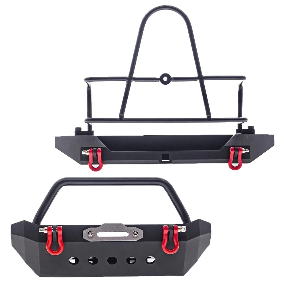 

Металлический передний и задний бампер для 1/10 Rc Crawler Axial Scx10 Ii 90046 90047 Traxxas Trx4 D90 D110