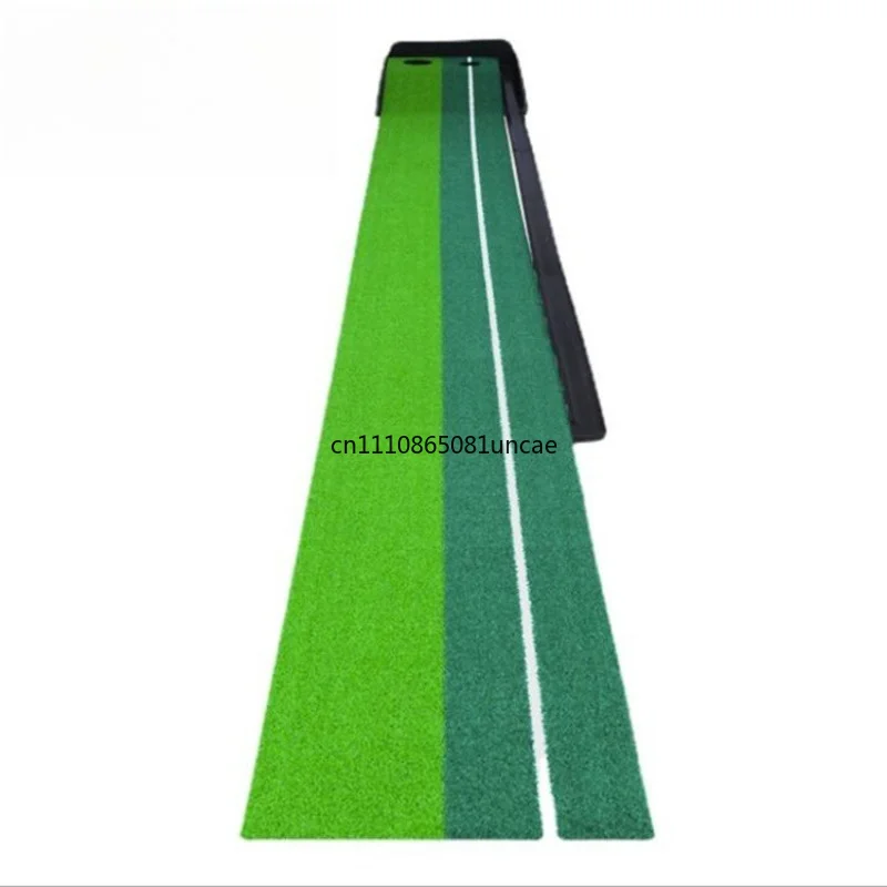 Portable Golf Putting Practice Set with Return Ball Baffle Indoor Training Kit