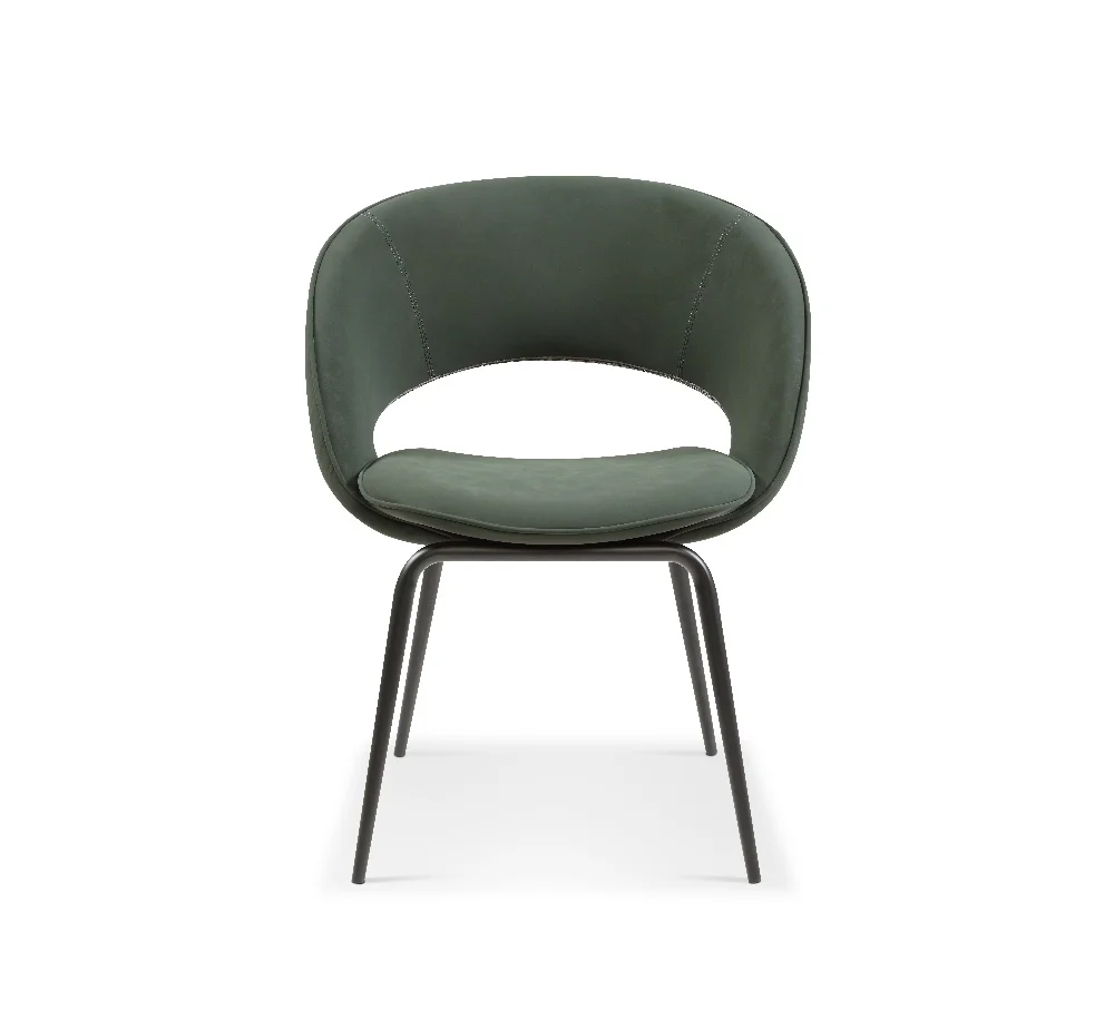 

m High Quality Leather Dining Chair for Home Cafe Hotel Dining Chair with and Metal Dining Chair m