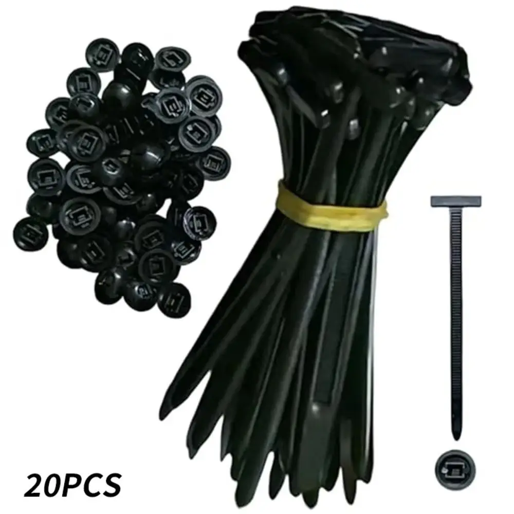 20/50/100Pcs Heavy Duty Nylon Universal Cable Tie Buckle Durable Multi Purpose Plastic Cable Ties Tool Portable Adjustable