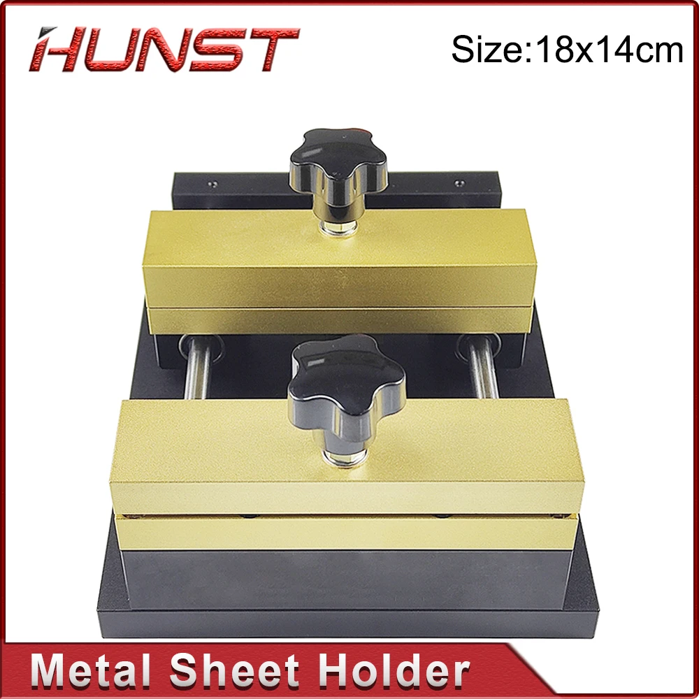 Imagem -06 - Hunst-metal Folha Titular Suporte Fixo Fixture For Fiber Laser Engraving Machine Card Cutting Attechment