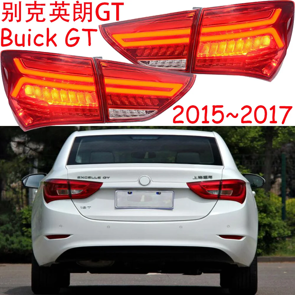 

4pcs set Car Styling tail lights for Buick Excell GT tail lights 2015~2017 taillights LED Tail Lamp turn signal