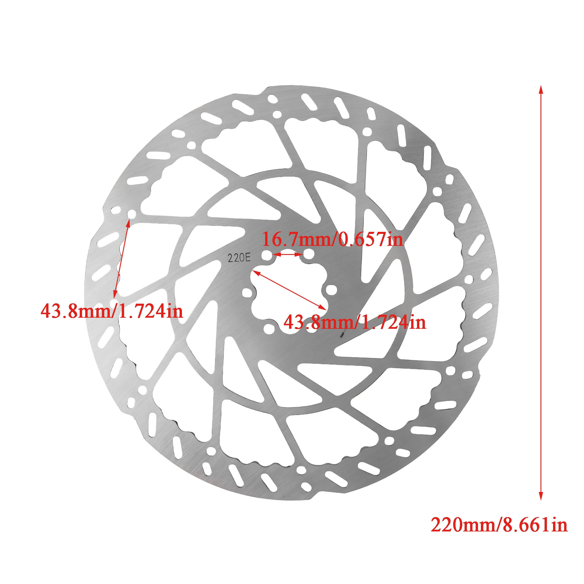 Powermotor For TALARIA Talaria X3 MX3 Motorcycle Front Brake Disc Spare Motorbike Accessories Steel 220mm Brake Discs Rotors