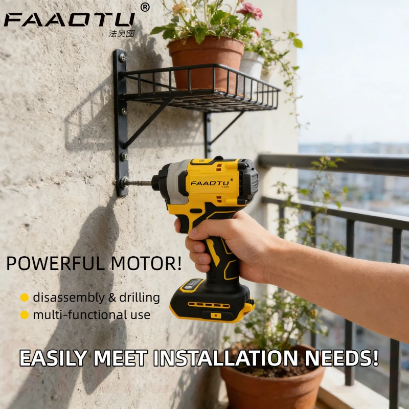 FAAOTU Old 850 Heavy-Duty Drill Driver, Versatile for Wood/Metal, Same Dependability as DW Suitable for DW battery NO battery