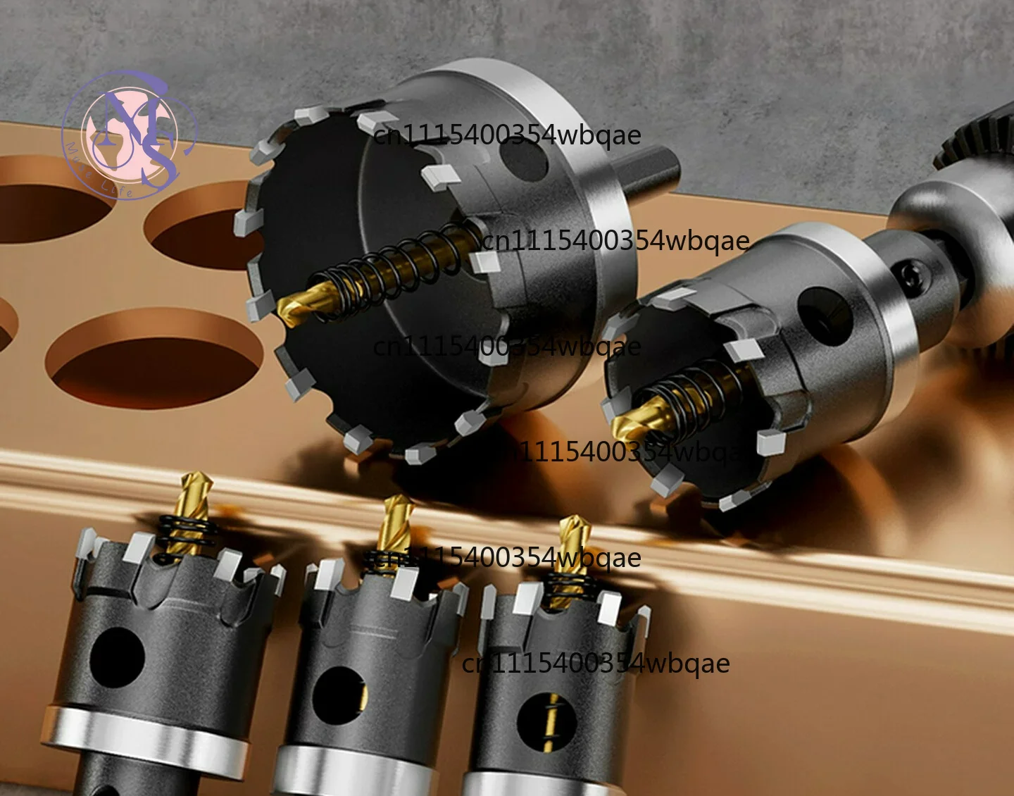 Alloy Hole Saw Drill Bit, for Metal, Aluminum Ceiling Panel, Iron SheetStainless Steel 75mm for Recessed Light, Light Steel Keel