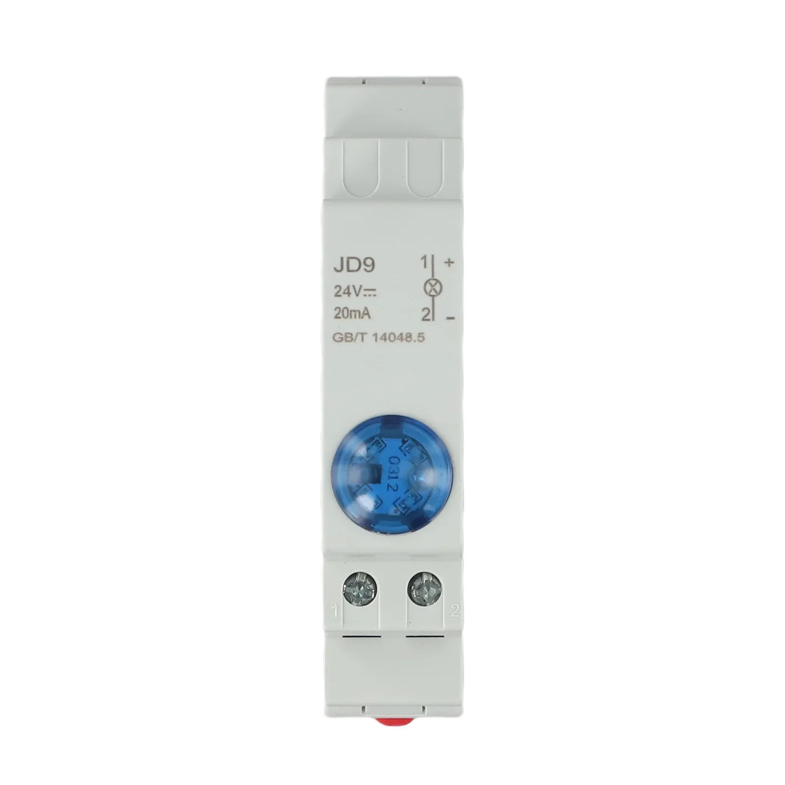 Dependable Din Rail Mount LED Indicator Light Series JD9 Designed Specifically for ACDC 24V Circuit Control Systems