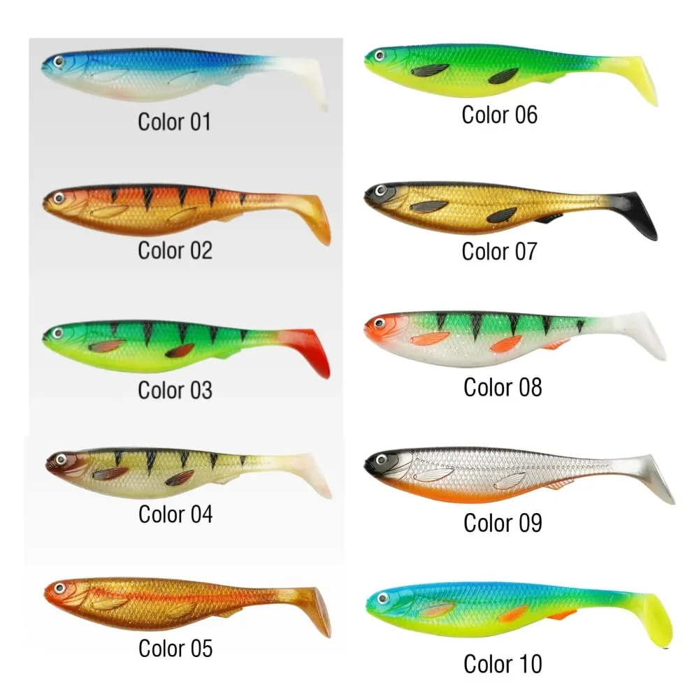 TSUYOKI Perch Shad señuelo de Pesca Swimbait suave 15cm/20cm para lucio Zander Bass Paddle T Tail Pesca falsa Westin Shadteez Lurre