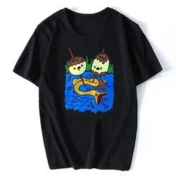 Summer Men's Women's Clothing Rock Chewing Princess Casual Cotton T-Shirt Adventure Time T-shirt Funny Marceline Gift Fashion