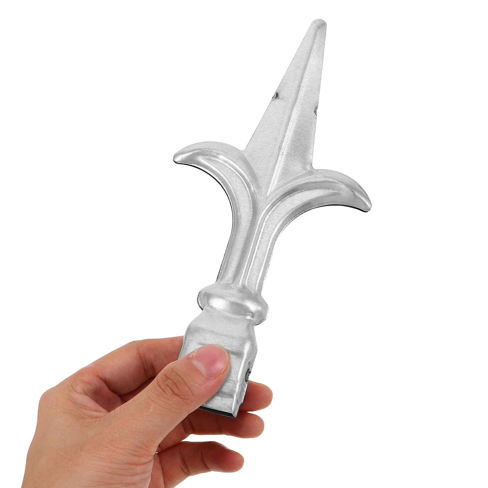 

1pcs Iron Fence Toppers Decorative Metal Finial Post Caps For Garden Yard Fence Gate Railing Mailbox Security Decoration