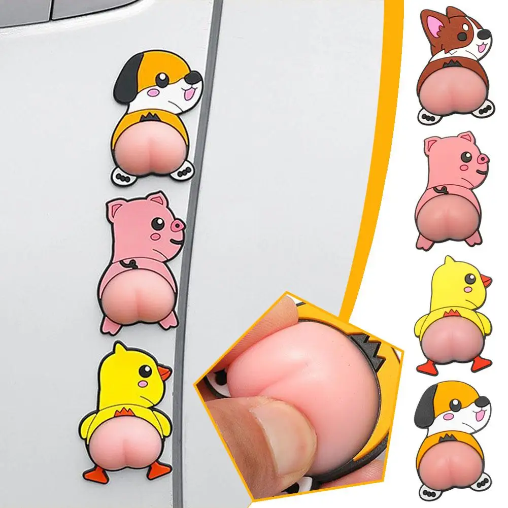 

3D мультфильм ПВХ дверь автомобиля противоударная полоса мягкие прочные износостойкие буферные устойчивые к царапинам наклейки водонепроницаемые Seis S1D3