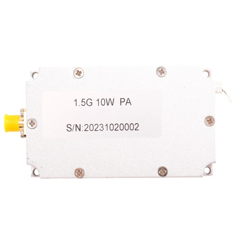 New RF PA 10W 1.5G RF Amplifier 40DB Gain RF Power Amplifier For 1575MHZ GPS Beidou 1.575G