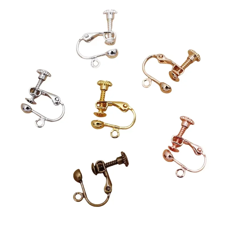 

BoYuTe (50 Pieces/Lot) 13*19MM U Shape Metal Brass No Pierced Ear Clip Materials Diy Handmade Earrings Jewelry Accessories