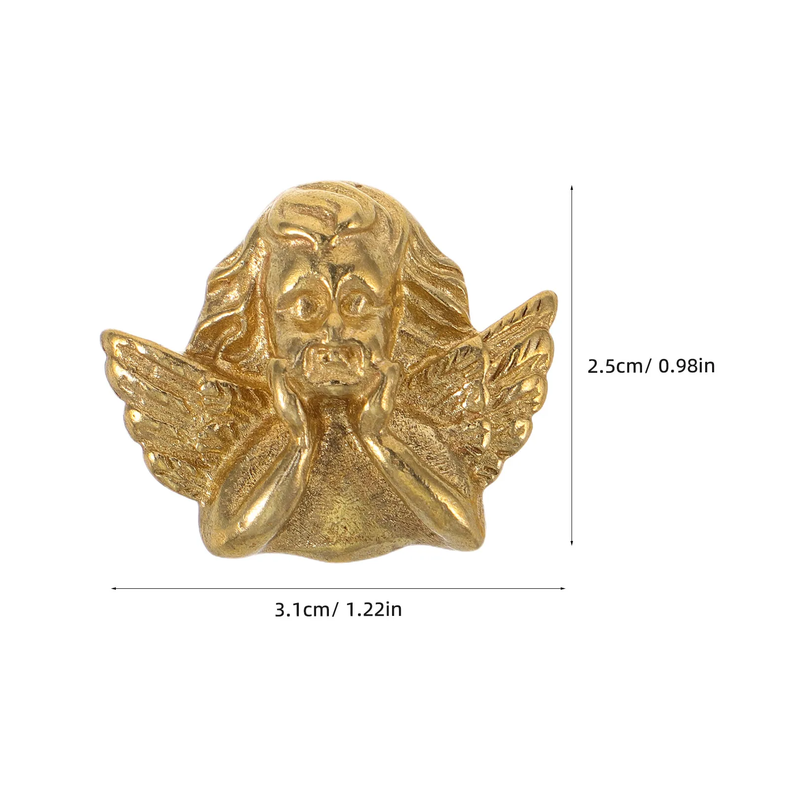 Copper Metal Angel Drawer Pulls Vintage Cabinet Knobs for Kitchen Dresser Wardrobe Cupboard Hardware Modern Farmhouse