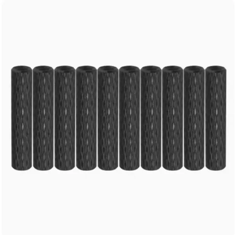 10pcs/lot M3 Black Aluminum Knurled Spacer Standoff M3x6/8/10/12/15/18/20/22/25/28/30/35/37/40/45/50