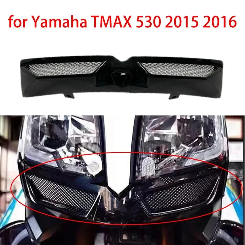 

Аксессуары для мотоциклов, совместимый спойлер с передним плавником для Yamaha TMAX 530 2015 2016, аксессуары для воздухозаборника с неподвижным крылом