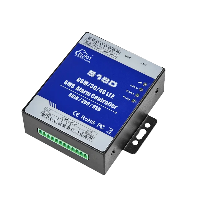 Wireless 4G Water Tank Pool Water Level Alarm For Water Leakage Application With 8DIN 2DO USB