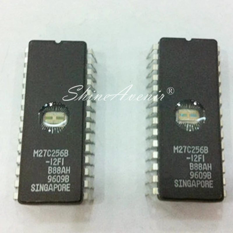 

2PCS M27C256B-12F1 CDIP-28 New Original