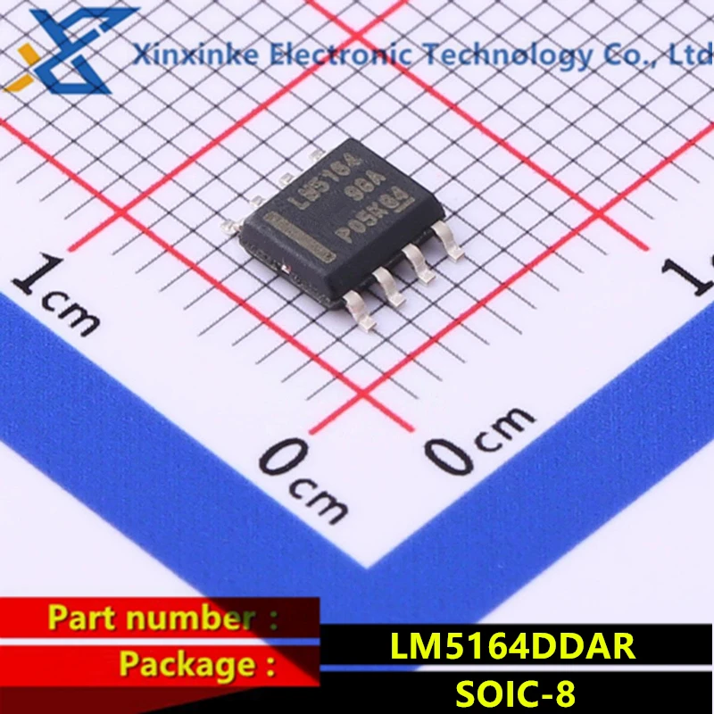 LM5164DDAR LM5164 SOIC-8 Switching Voltage Regulators 6V to 100V input, 1A synchronous buck DC-DC converter with ultra-low