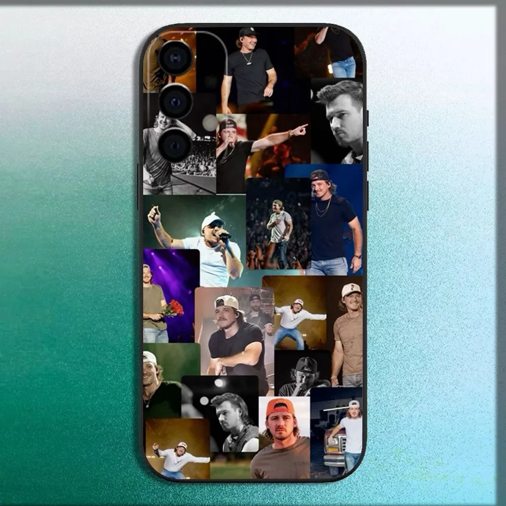 Singer M-Morgan Wallen Phone Case For Samsung Galaxy A13,A21s,A22,A31,A32,A52,A53,A71,A80,A91 Soft Black Cover