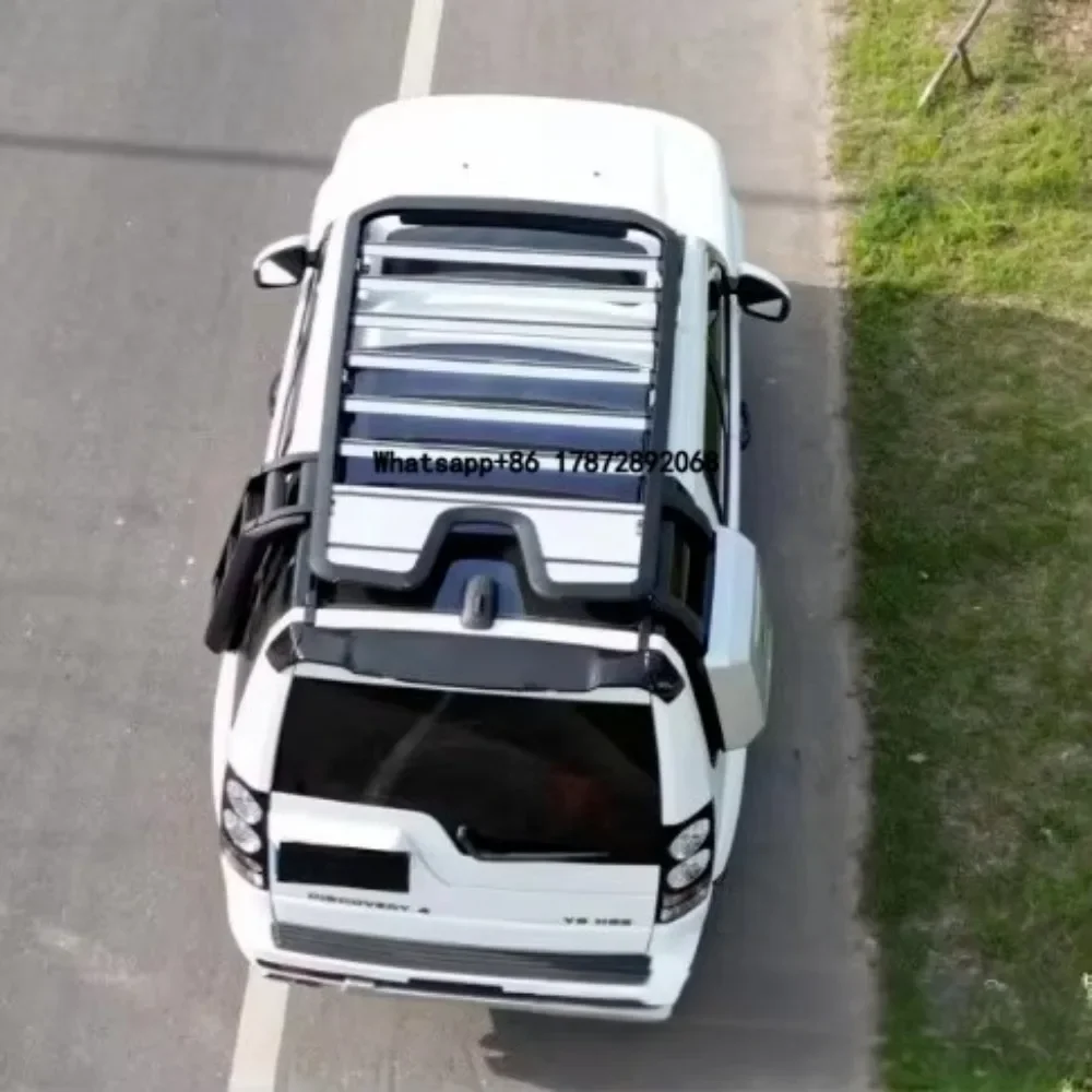 

Aluminum Alloy Cross-Border Roof Rack for Discovery 4 for Luggage Frame Climbing Ladder Schoolbag Roof Platform