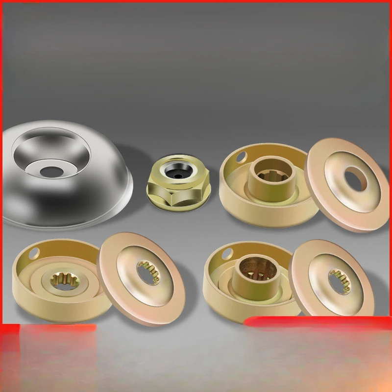 

Для деталей, нажимная пластина рабочей головки, обратная гайка, защитная крышка, газонокосилка Q с 6 зубьями.