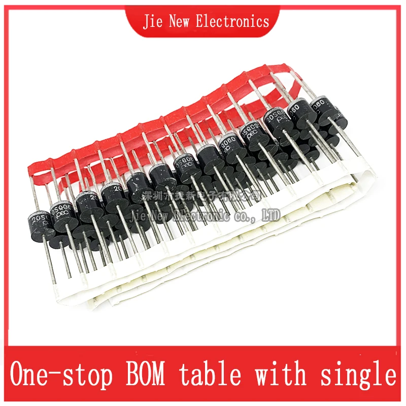 10PCS 10SQ045 10SQ050 15SQ045 15SQ050 15SQ060  20SQ045 20SQ050 20SQ060 30SQ045 30SQ050 R-6 Diodo de Schottky da energia solar