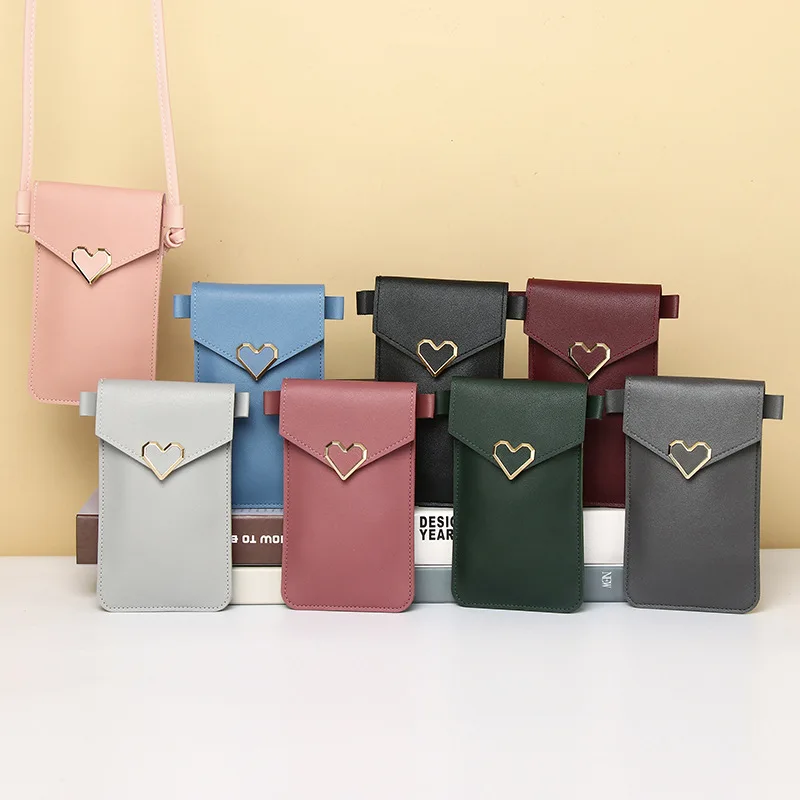 Luxmoc โปร่งใสหน้าจอสัมผัสกระเป๋าโทรศัพท์ Mini Crossbody กระเป๋ากระเป๋ากระเป๋าไหล่เดี่ยวกระเป๋าโทรศัพท์มือถือ