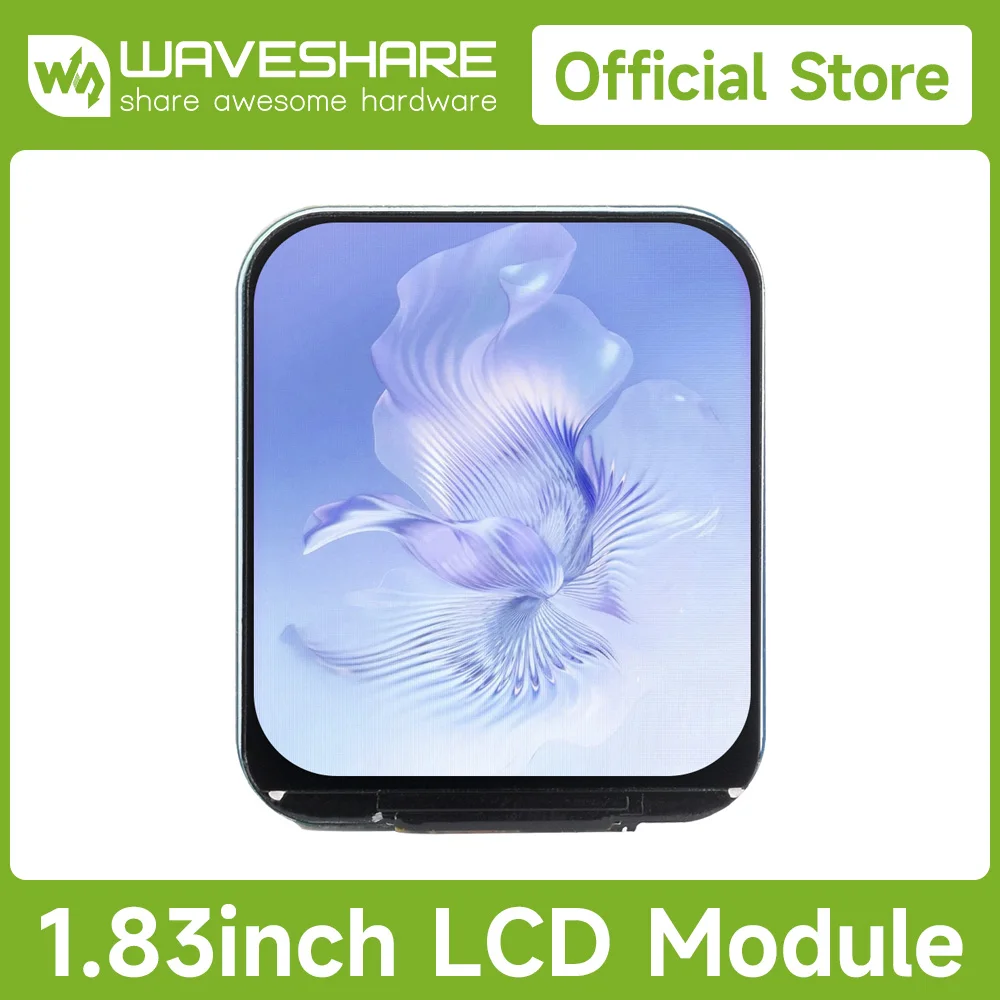 Fotografia 3: Módulo de exibição LCD Waveshare de 1,83 polegadas, chip de driver NV3030B incorporado, display micro LCD 240 × 280 para Raspberry Pi, Arduino, STM32