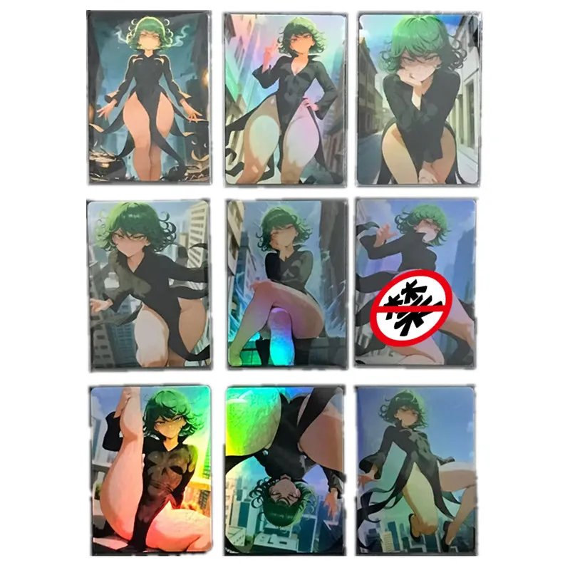 

9 шт./компл. Сексуальная карта One Punch Man Tatsumaki 18+ Goddess Nude Card для взрослых Домашняя коллекция аниме-комиксов Карта ACG Игры Игрушки Подарок