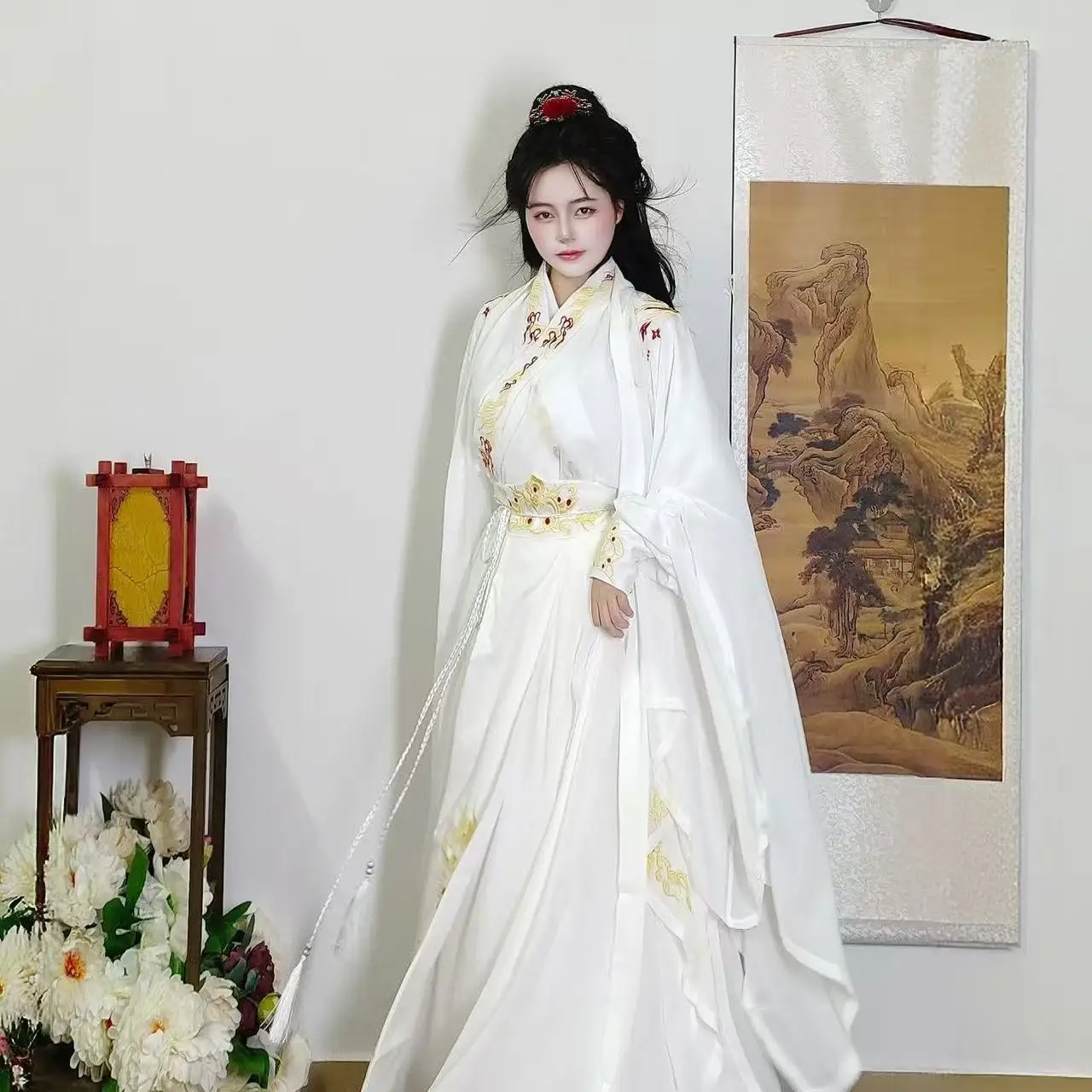 vetements-traditionnels-chinois-brodes-blancs-pour-hommes-et-femmes-costume-de-cosplay-wuxia-pour-halloween-nouvelle-robe-de-printemps
