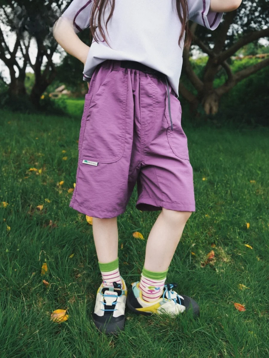 

Quick Dry Camping Style Outdoor Sports Shorts for Girls Summer New Arrival FaceC Brand Casual Loose Fit Non-Fleece Elastic Waist