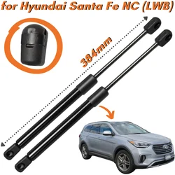 Qty(2) Hood Struts for Hyundai Santa Fe NC Mk.III (LWB) 2013-2020 384MM 81161B8001 Front Bonnet Lift Support Shocks Gas Springs