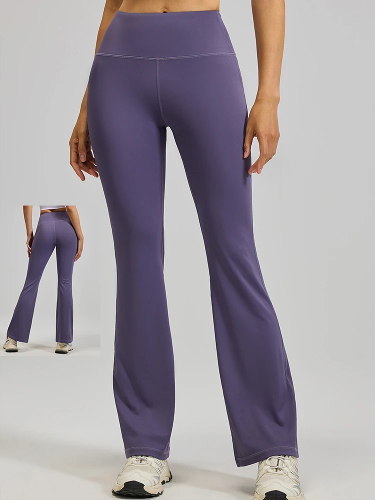 

Women High Waisted Flare Yoga Leggings Gym Workout Fitness Yoga Pants Casual Bell Bottoms Pants Quick-drying Leggings