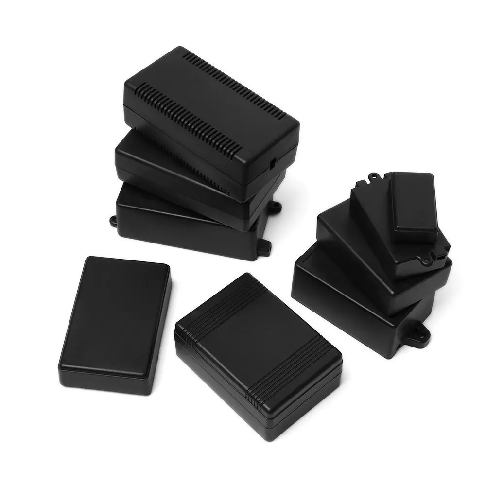 1/2pcs Black High Quality ABS Plastic Enclosure Boxes Waterproof Cover Project Instrument Case Electronic Project Box