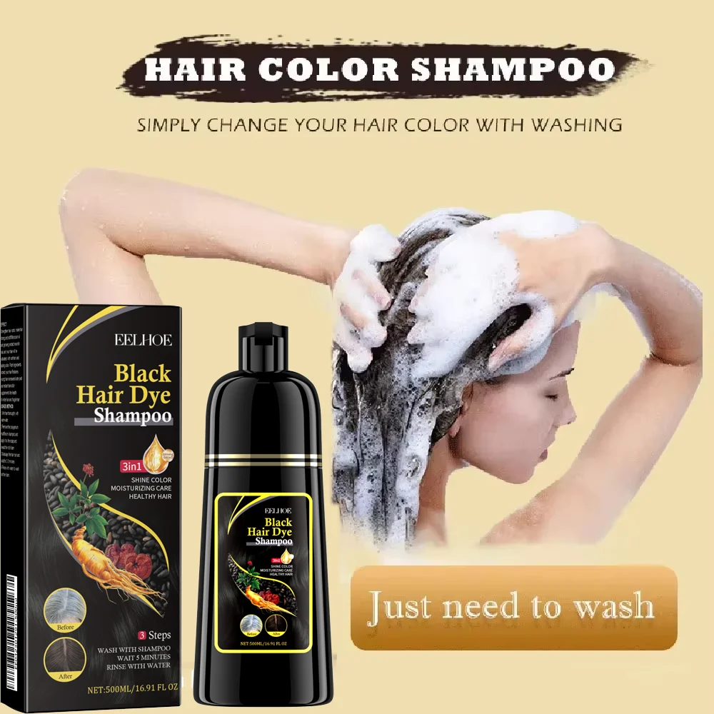 Natural Herbal Hair Dye Shampo - Hair Care Herbal Products ulasan dan harga