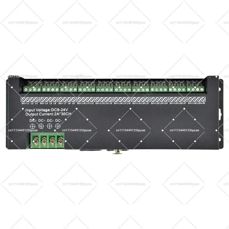 30CH DMX512 LED Dimmer Decoder DC9V-24V RGB Light Strip Driver DMX 512 Lighting Controller