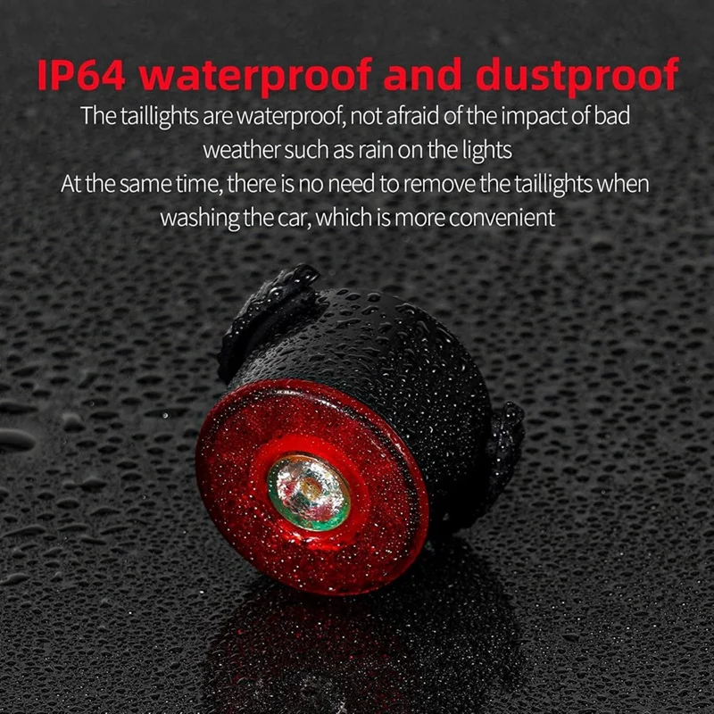 Luz traseira de bicicleta recarregável inteligente-usb, luz traseira de bicicleta selim de estrada lâmpada de aviso led para ciclismo