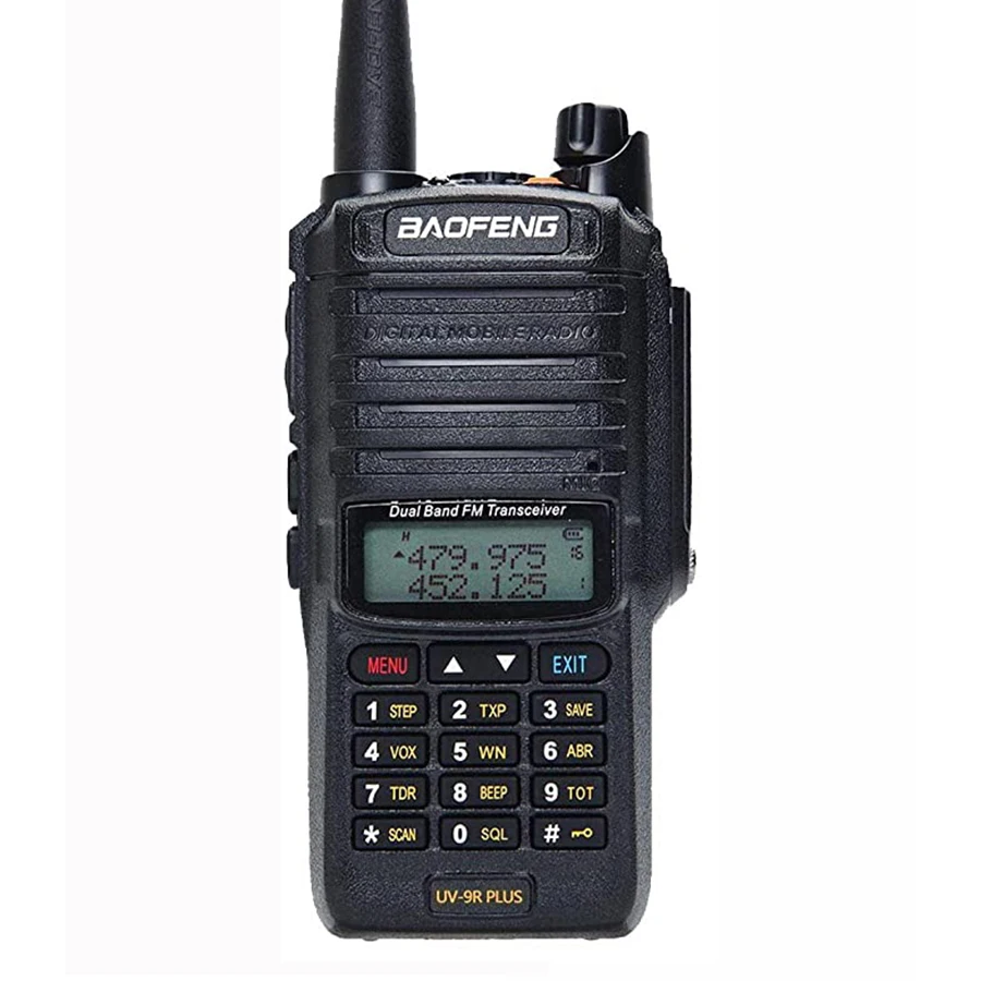 Baofeng UV-9R Plus Walkie Talkie Ip67 Waterproof UHF/VHF Dual Band Radio for Hiking, Fishing