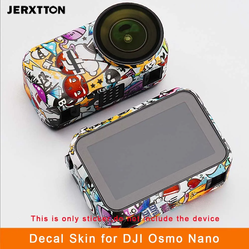 Scratch-Resistant Action Camera Sticker for DJI Osmo Nano Skin Protective Vinyl Film Full Coverage Protection Decals