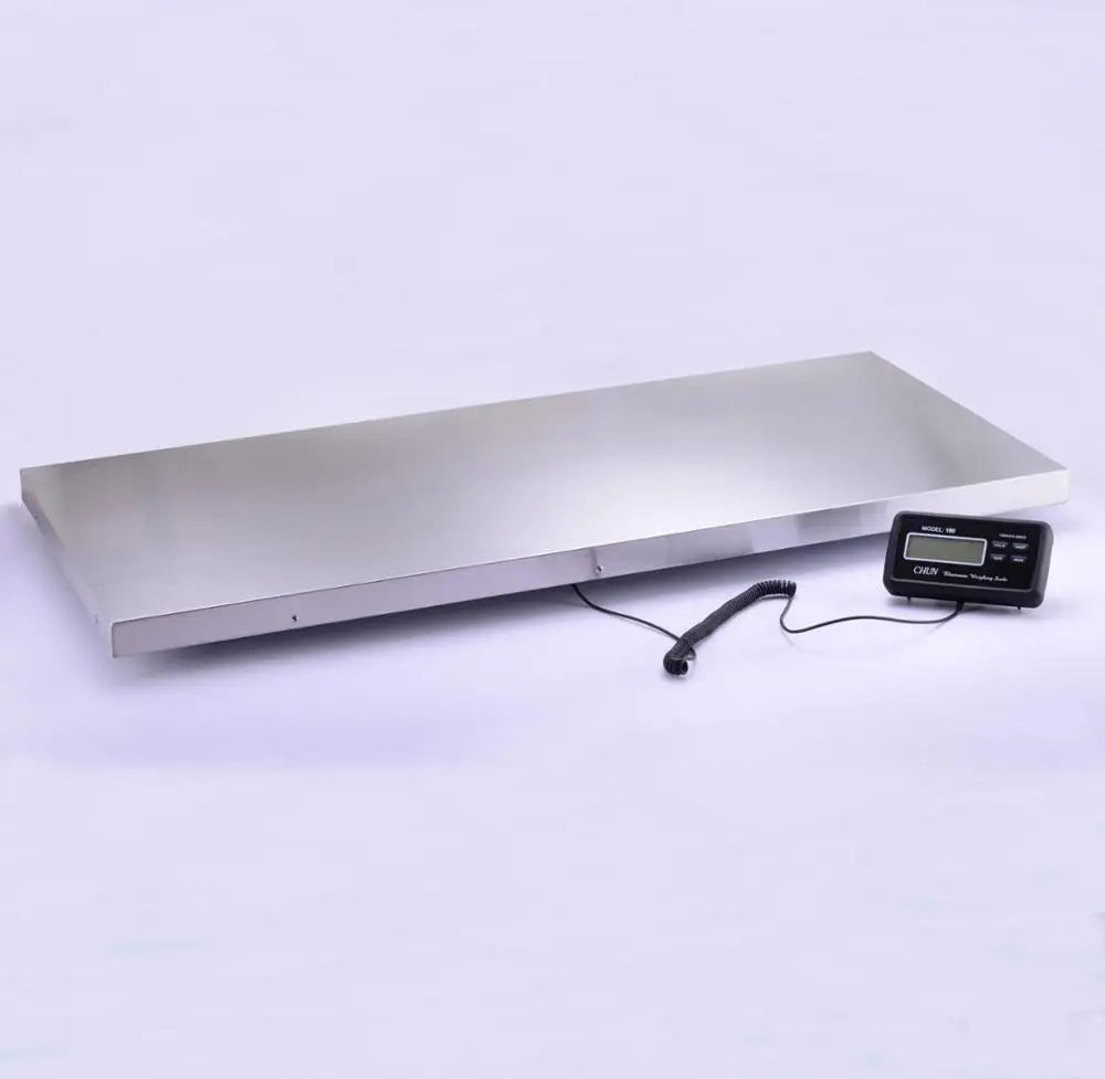 

500kg Electric Digital Cargo Weight Floor Balance Logistics Warehouse Scale With Stainless Steel Large Platform