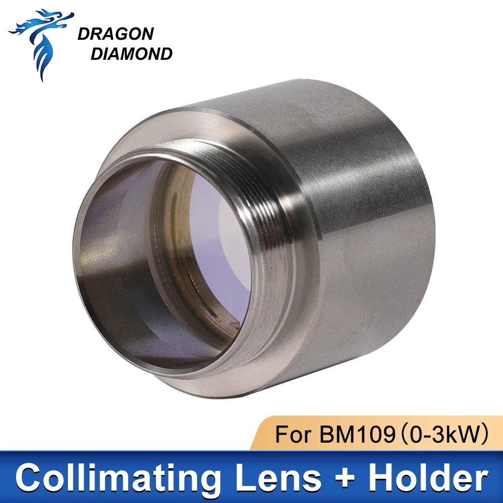 Focus Lens For BM109 1.5KW Collimating & Focusing Lens D28 F100 F125mm with Lens Holder for Raytools Laser Cutting Head BM109