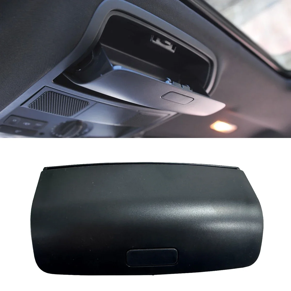 Black Interior Roof Sunglass Holder Box Case For VW Golf MK5 MK6 GTI Jetta 5 A5 Passat B6 CC Tiguan 5N Skoda Superb 2 1K0868837D