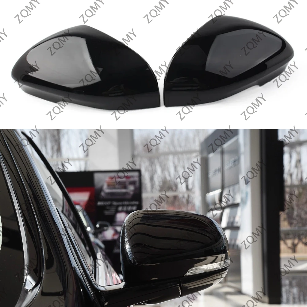 

2PCS Car Rear Wing Mirror Housing Cover For Jaguar XJ XJR XF XFR XFR-S XK XKR XKR-S I-Pace XE C2Z4413 C2Z4412