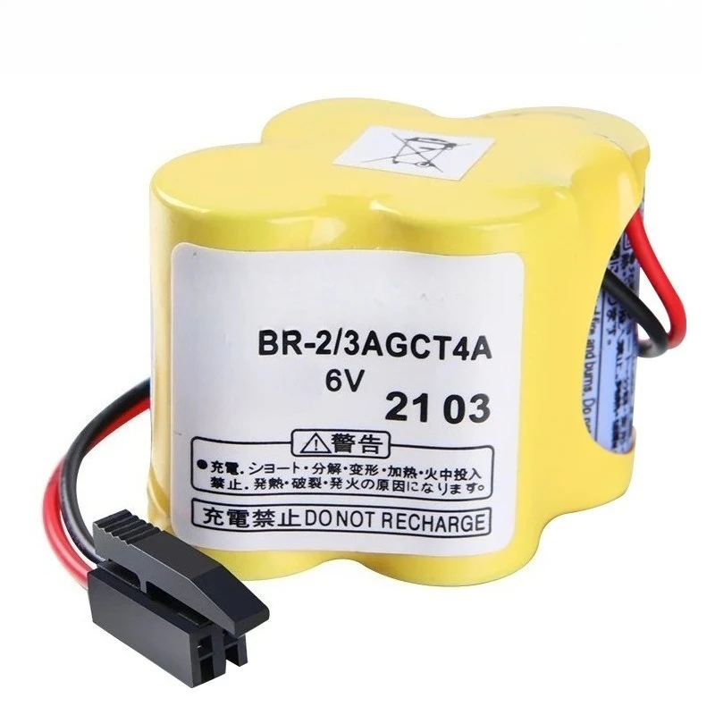PLC Battery A98L-0031-0025  A98L00310025 BR-2/3AGCT4A BR2/3AGCT4A BR-2/3A4F for Fanuc 18-T Series Programmable Logic Controllers